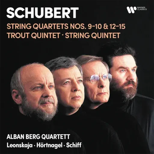 Schubert: String Quartets Nos. 9, 10, 12, 13 “Rosamunde”, 14 “Death and the Maiden” & 15, Trout Quintet & String Quintet