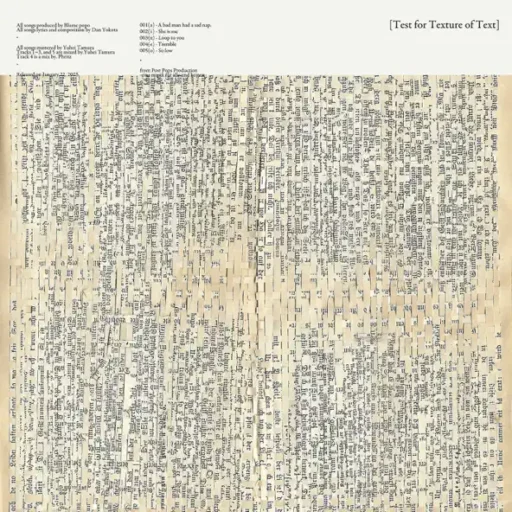 Test for Texture of Text-EP