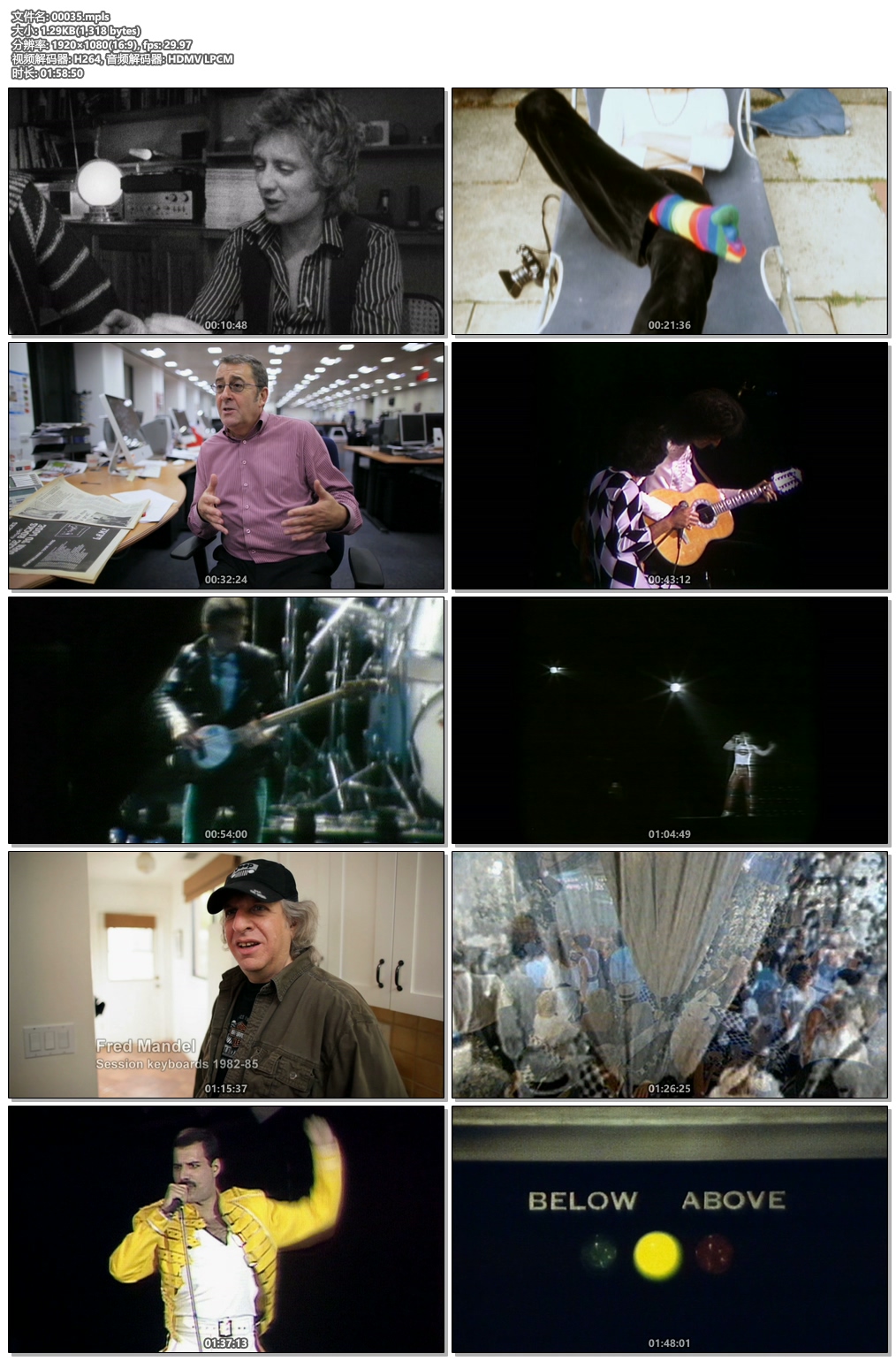 皇后乐队 演出岁月 最终的纪录片 世界上最伟大的摇滚乐队 Queen Days Of Our Lives 2011《BDMV 41.6G》