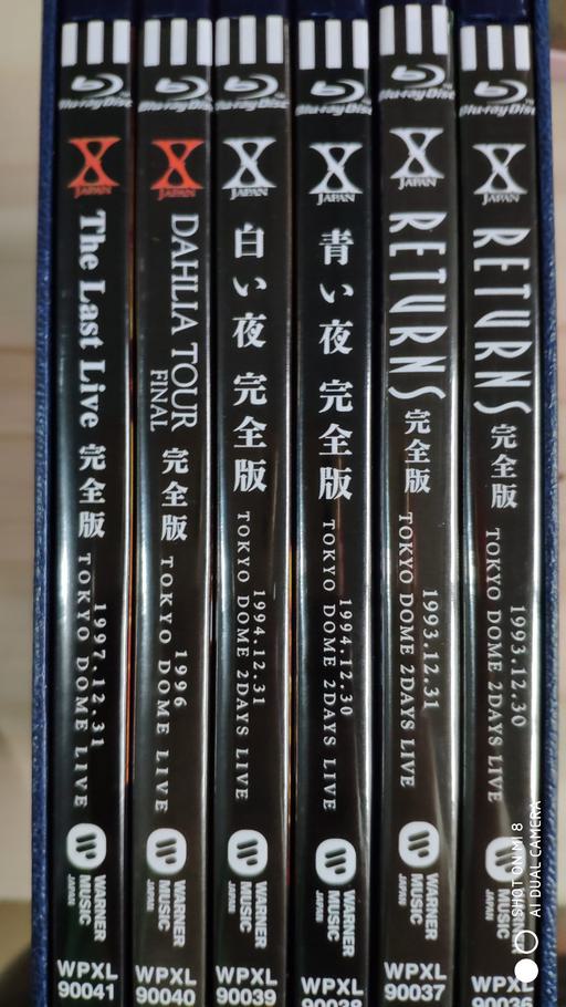 X JAPAN BOX 完全生产限定 蓝光原盘《ISO六碟 214GB》