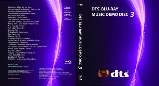 DTS 蓝光音乐示范演示碟测试 vol.3 DTS MUSIC DEMO Vol.3《BDMV 21.87GB》