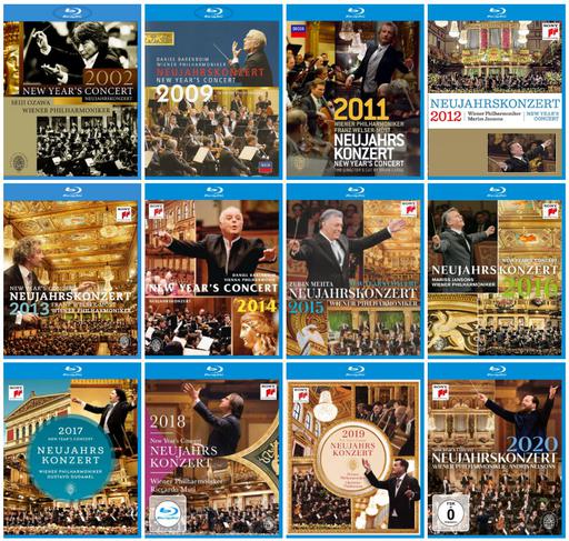 维也纳新年音乐会 1987-2026 合集终极收藏 19碟 Vienna Philharmonic New Year’s Concert 1987-2026 19xBlu-ray [BDMV 17BD 710.16GB]
