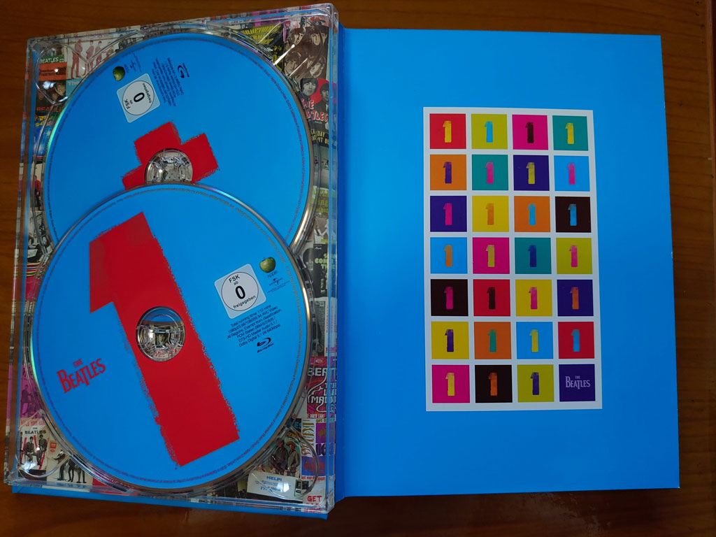 自购 The Beatles 披头士 1+《双BDMV+CD 34G+30.7G+566M》
