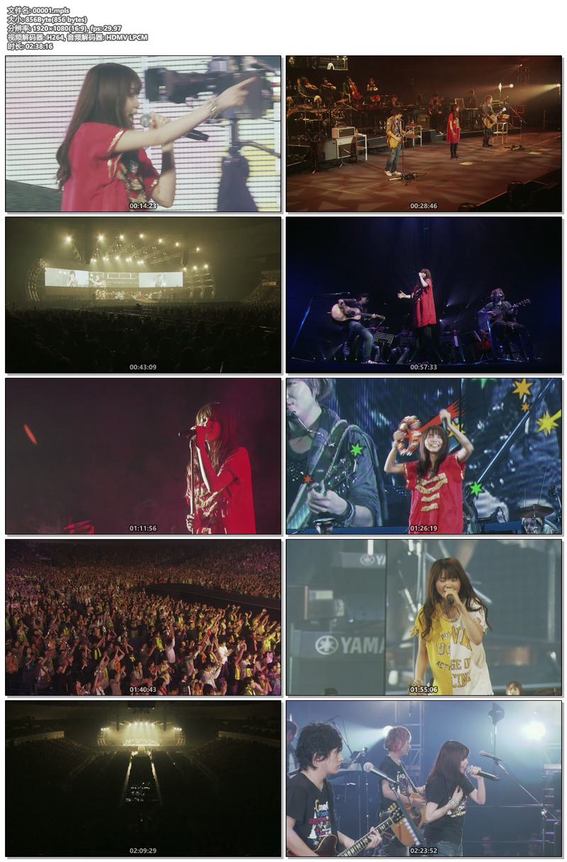 生物股长2010横滨Arena演唱会 Ikimonogakari no Minasan Konni Tour 2010 Nandemo Ar《BDMV 43.7G》