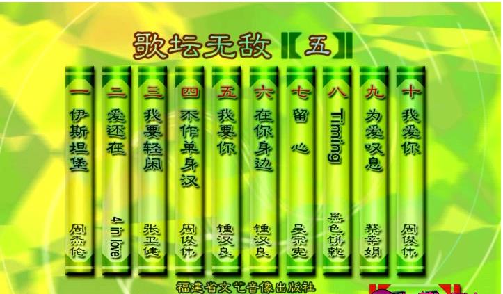 群星 歌坛无敌5（DVD ISO 3.61GB）