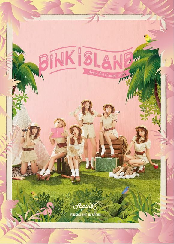 Apink 2nd Concert Live DVD PINK ISLAND 2015（DVD ISO双碟 10.95G ）