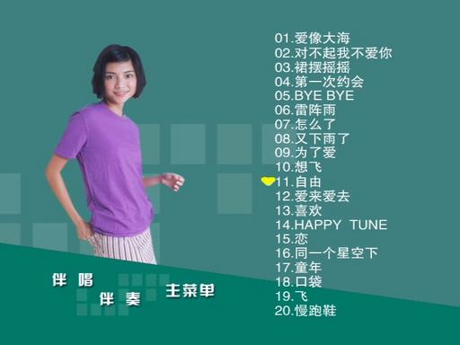 李心洁 – 滚石原装MTV卡拉OK系列20[KTV][DVD-ISO3.80G]