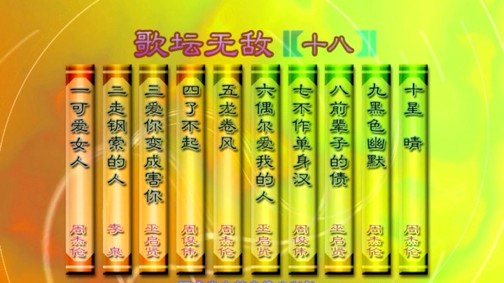 群星 – 歌坛无敌18[KTV][ISO2.97G]