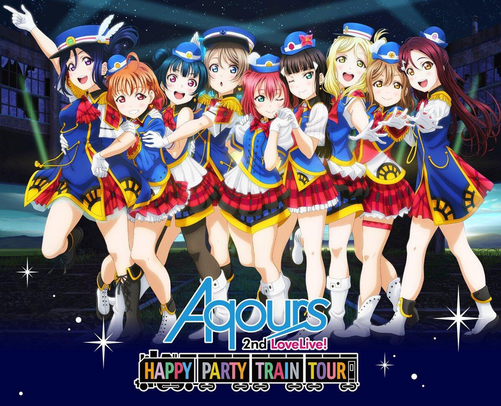 Aqours 2nd Live Tour Happy Party Train 2017《BDMV 六碟 177G》