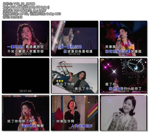 邓丽君 – 难忘邓丽君典藏精选[KTV][DVDISO][4.28G]