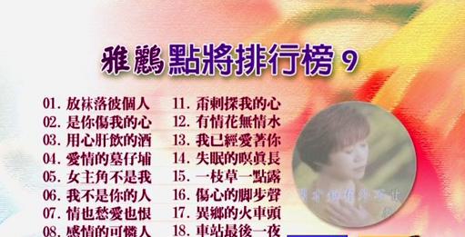 群星 – 雅鹂点将排行榜9[KTV][DVDNRG][4.29G]