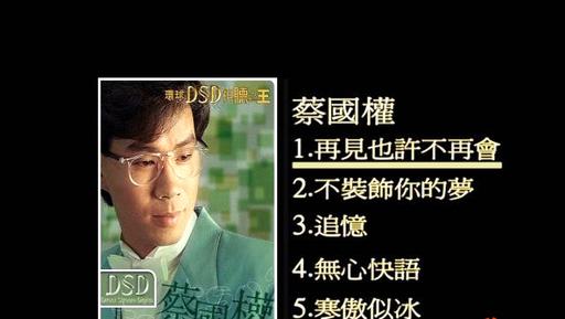 蔡国权 – 环球DSD视听之王[DVDISO][1.27G]