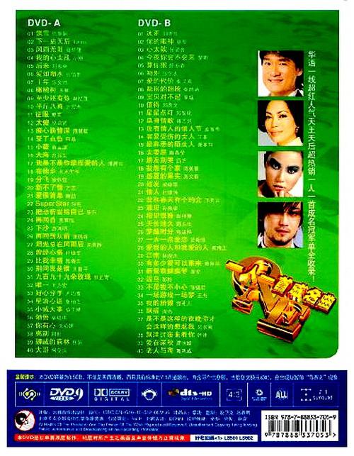 群星 一人一首成名曲-港台篇Ⅰ《DVDISO 7.72G》