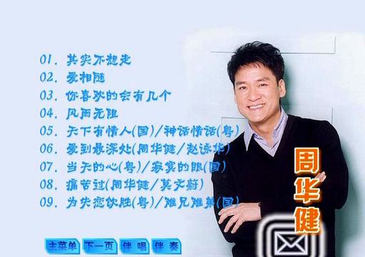 周华健 – 其实不想走 卡拉OK[KTV][DVD-ISO3.3G]