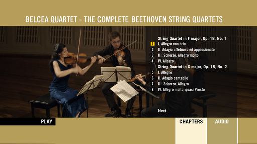 贝多芬弦乐四重奏全集 Belcea Quartet Beethoven – The Complete String Quartets 2012 4 x Blu-Ray《BDMV 4BD 128G》