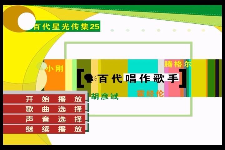 群星 – 百代创唱歌手 星光百代传集25（DVD-ISO3.65G）