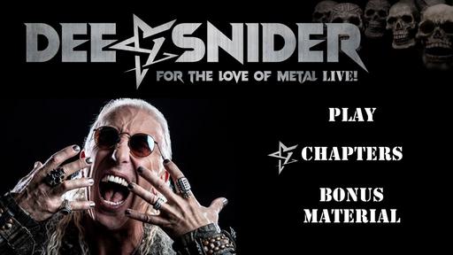 Dee Snider For The Love Of Metal – Live! 2020 Blu-Ray 1080p《BDMV 11.6G》