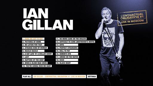 Ian Gillan with the Don Airey Band and Orchestra: Contractual Obligation #1 – Live in Moscow 2019《23.2G》