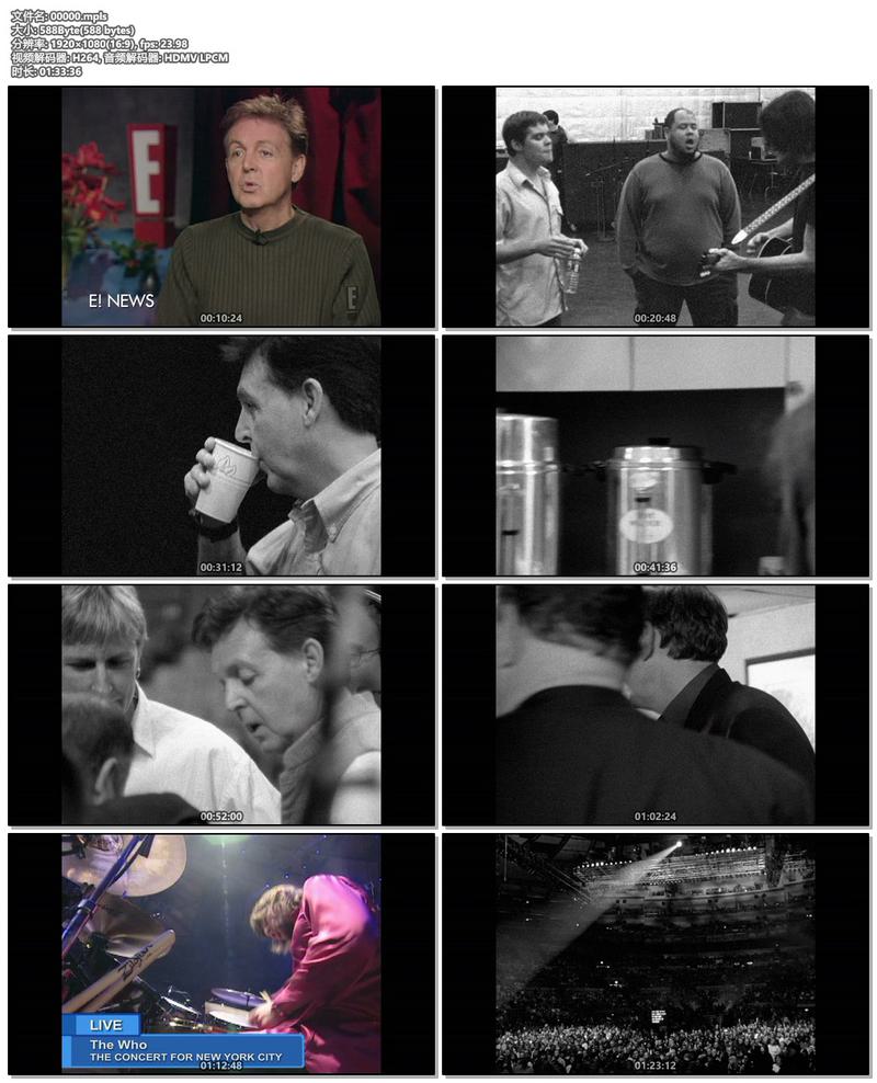 音乐纪录片 Paul McCartney - The Love We Make 2011《BDMV 19G》