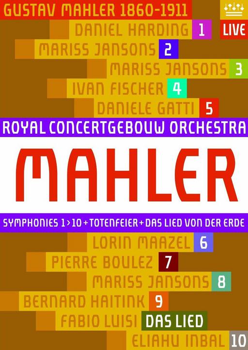 Gustav Mahler – Symphonies 1-10, Totenfeier, Das Lied von der Erde – RCO Live 2009-2011《BDMV 11BD 216G》