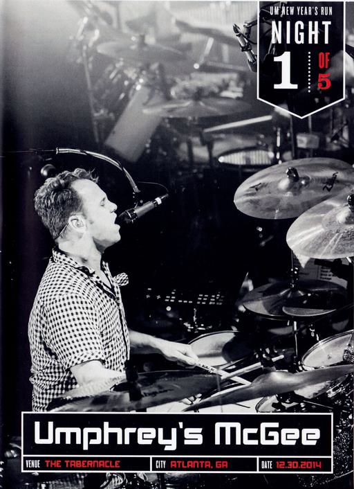 Umphrey’s McGee TourGigs Collection – New Years Run 2014-2015 – The Tabernacle Atlanta GA December 30-31, 2014 – January 1-3, 2015《BDMV 5BD 105G》