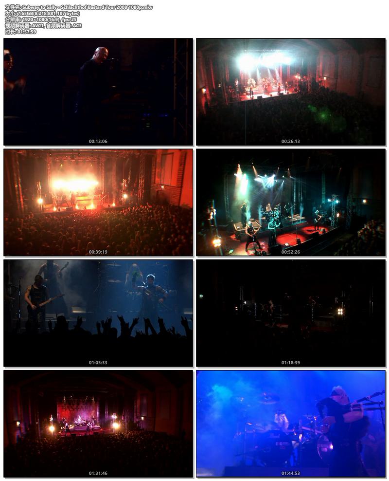 Subway to Sally - Schlachthof Bastard Tour 2008《BDrip MKV 7.65G》
