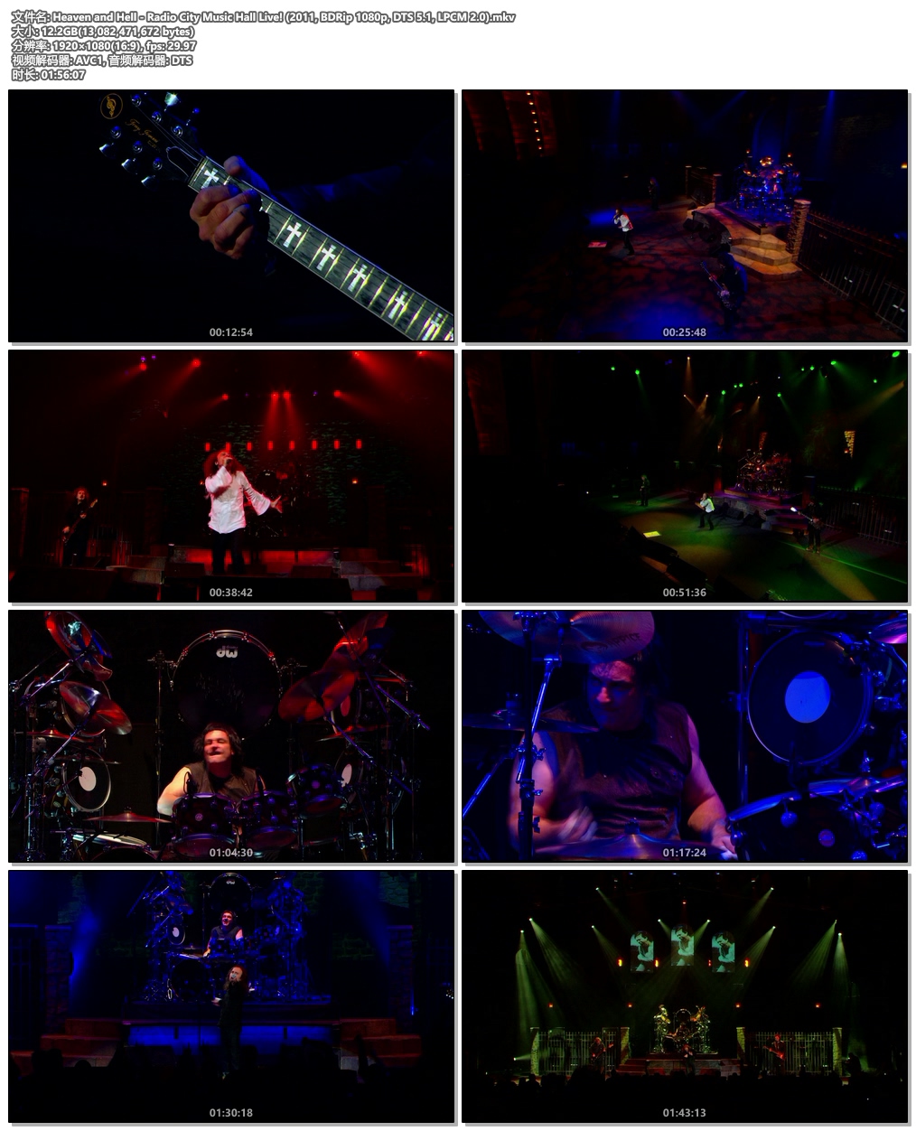 Heaven and Hell - Radio City Music Hall Live! 2011《BDrip MKV 12.1G》