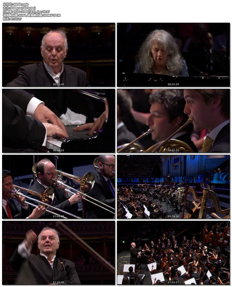 BBC Proms 2016 - Martha Argerich, Daniel Barenboim, West-Eastern Divan Orchestra《BDMV 21G》