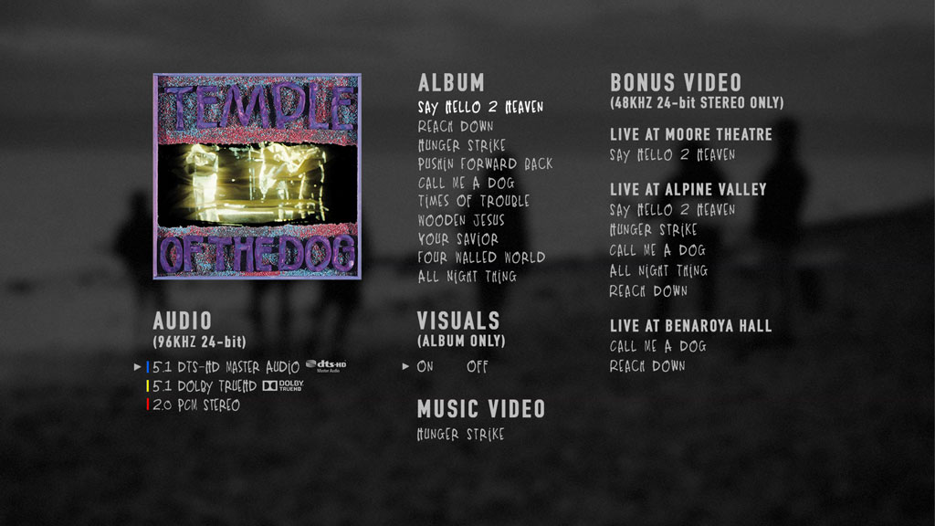 Temple Of The Dog 1991 Blu-Ray Audio《BDMV 29.9G》