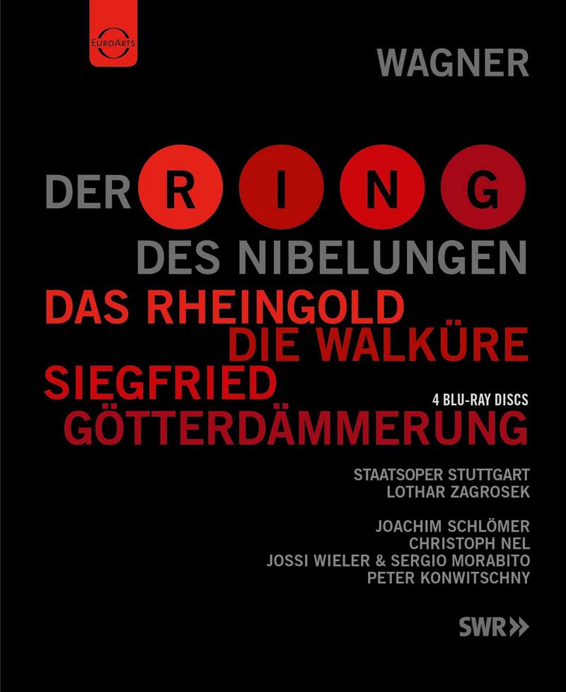 瓦格纳歌剧 尼布龙根的指环四部曲 Wagner Der Ring des Nibelungen.Staatsoper Stuttgart, Lothar Zagrosek 2014《BDMV 4BD 151G》