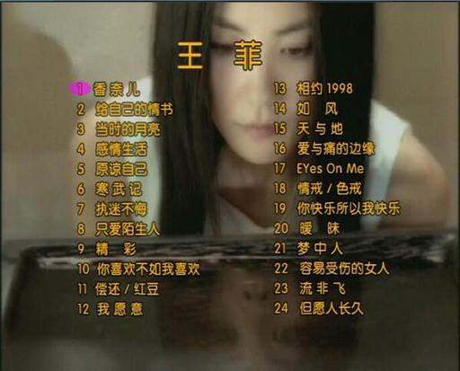 王菲 – 我最爱的歌【DVD-ISO 4.12G】