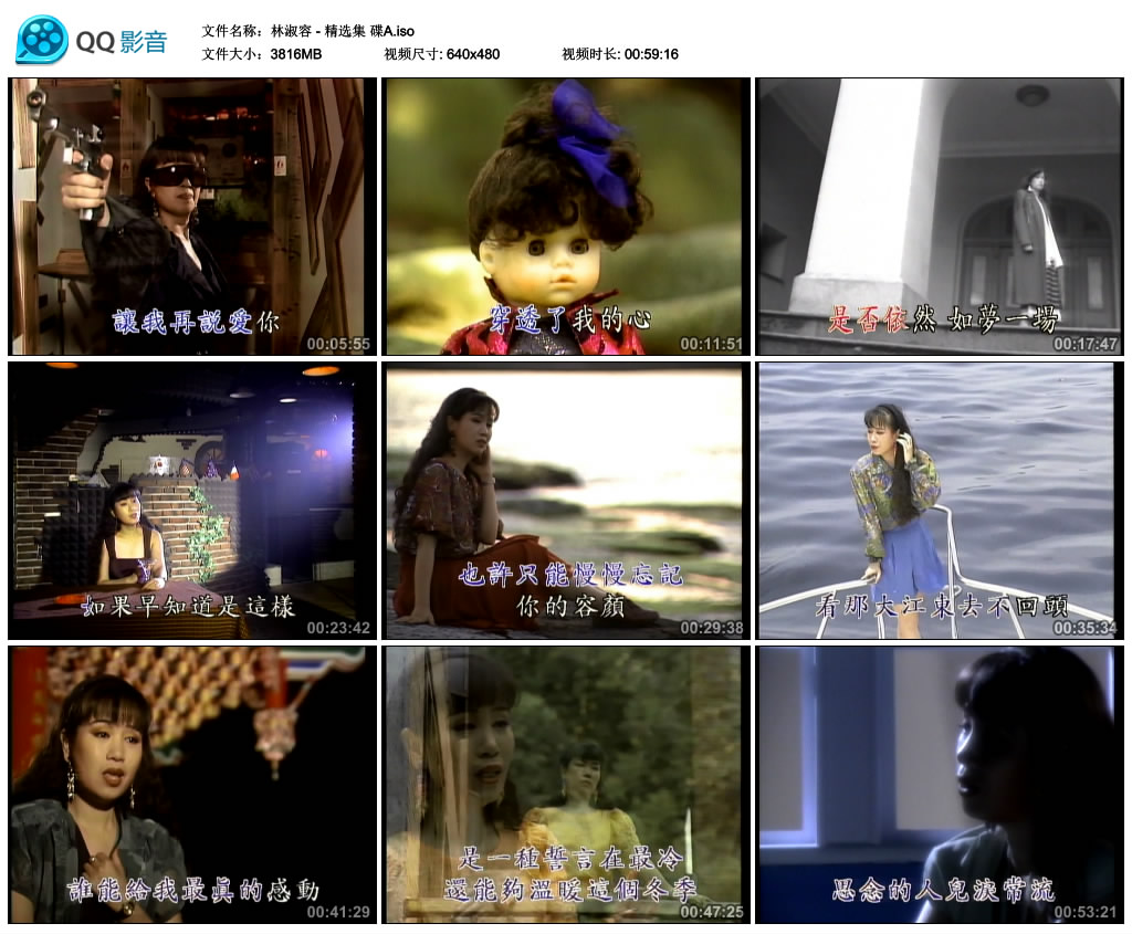 林淑容 – 精选集（名冠）2DVD [LD转] [KTV] [ISO 3.73G+3.67G]