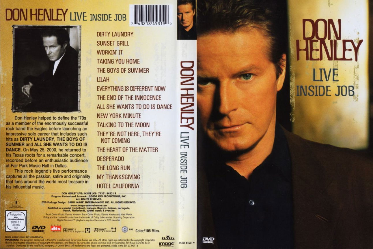唐·亨利 Don Henley – Live Inside Job [2000] [DVD ISO 3.22GB]